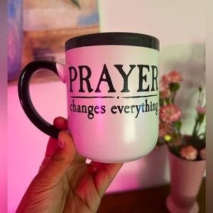 Coffee PRAYER CHANGES EVERYTHING, Black & White PRAY WITHOUT CEASING Bib…